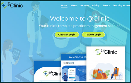 At clinic