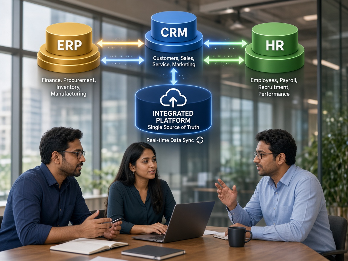 ERP, CRM & HR