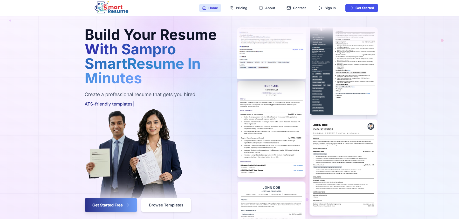 Smart Resume platform